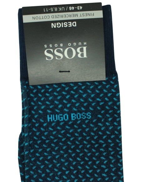 calcetines Hugo Boss azul marino rayas azul - HUGO BOSS original