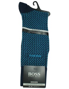 Hugo Boss marineblaue Socken mit blauen Streifen - Original HUGO BOSS 2