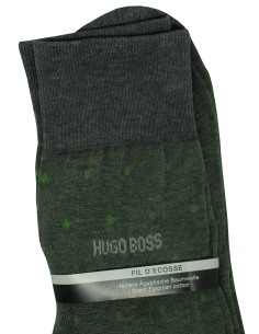Calzini grigi a pois verdi Hugo Boss - HUGO BOSS originale