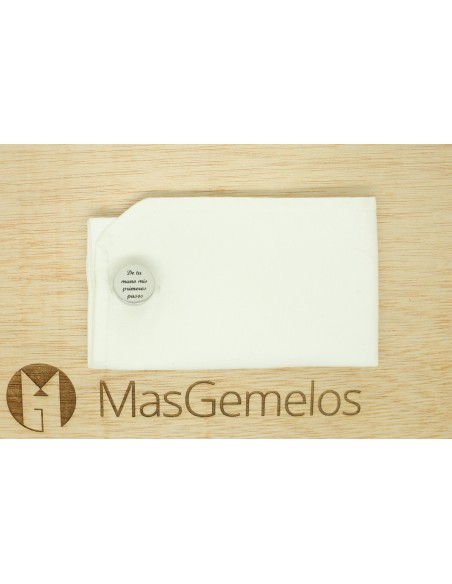 Cufflinks for a shirt personalized with from your hand, my first steps