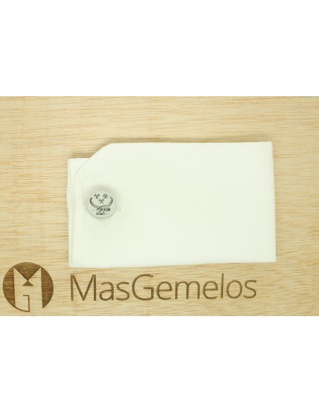 Gemelli da polso personalizzati con lo stemma TEDAX in acciaio della G