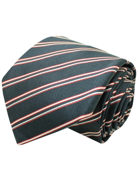 Hugo Boss blaue Krawatte mit dunkelblauen Streife - original HUGO BOSS