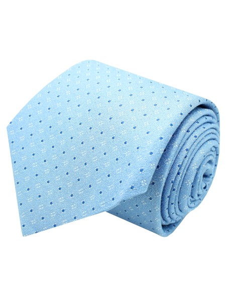 Corbata Hugo Boss azul claro puntos azules - HUGO BOSS