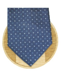 Hugo Boss blue tie with monograms - HUGO BOSS 2