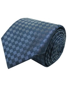 Cravate Hugo Boss bleu marine avec losanges - HUGO BOSS