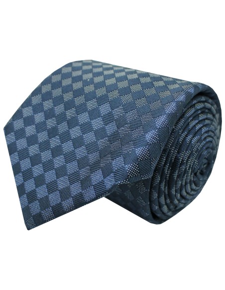 Hugo Boss marineblaue Krawatte mit Rauten - HUGO BOSS