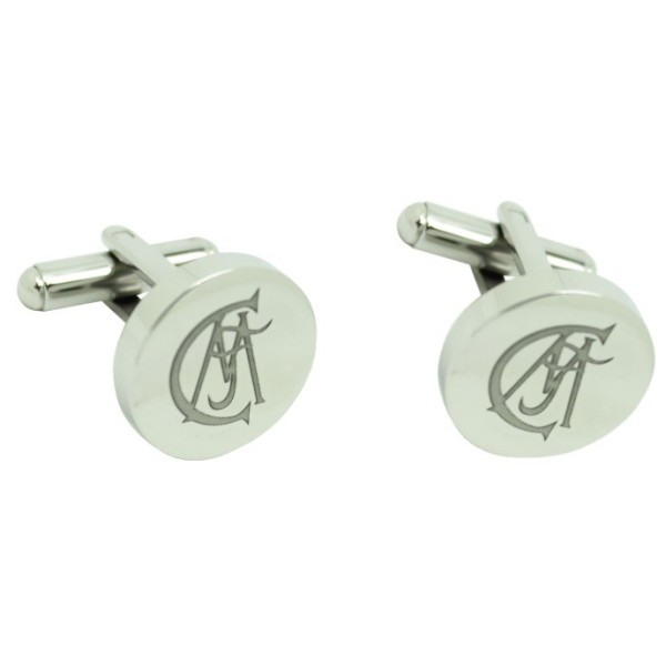 Boutons de manchette personnalisés en acier pour chemise Real Madrid
