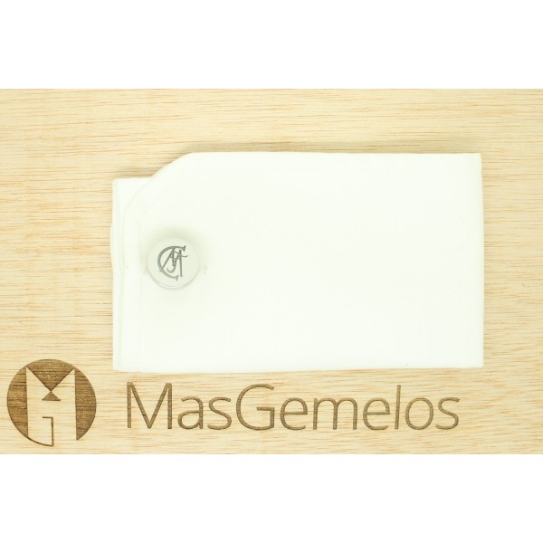 Abotoaduras personalizadas de aço para camisa, primeiro Real Madrid