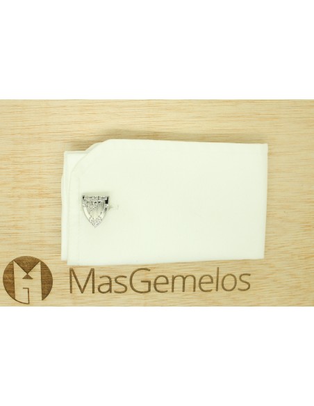 Athletic Club de Bilbao silver cufflinks
