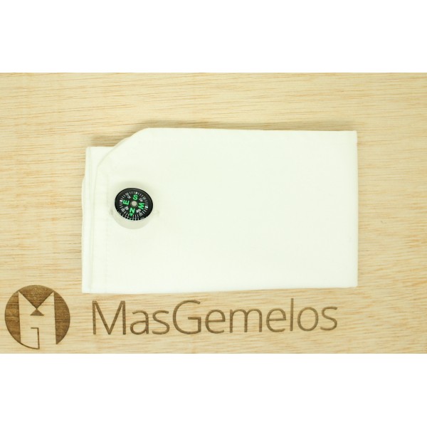 Gemelos para camisa Brújula real