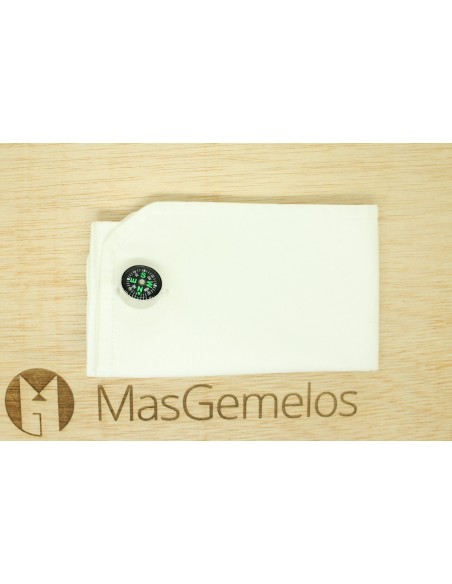 Boutons de manchette Boussole réelle