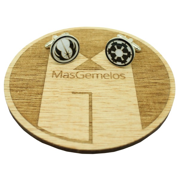 Star Wars Hemd Manschettenknöpfe Jedi-Orden & Symbol des Galaktischen