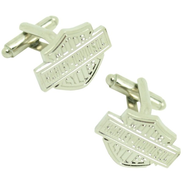 Harley Davidson silver emblem cufflinks