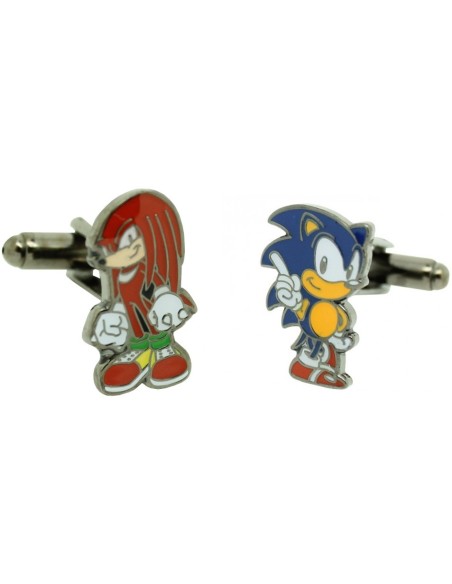 Manschettenknöpfe Sonic und Knuckles
