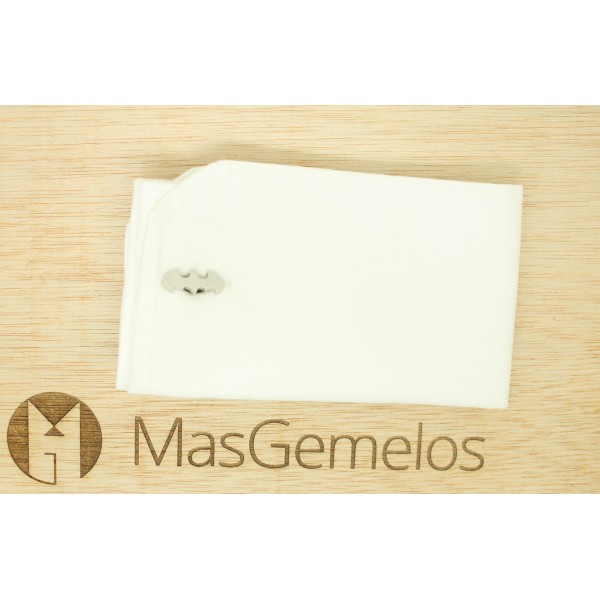 Silver Batman Signal Cufflinks