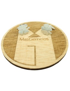 Gemelli da polso Quadrifoglio - Argento 2