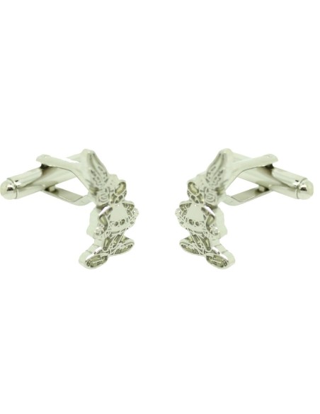 Silver Asterix cufflinks for shirt