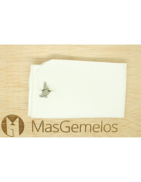 Boutons de manchette Asterix argentés pour chemise