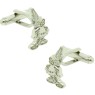Silver Asterix cufflinks for shirt