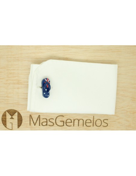 Cufflinks for shirt flip-flops from Australia