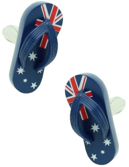 Cufflinks for shirt flip-flops from Australia