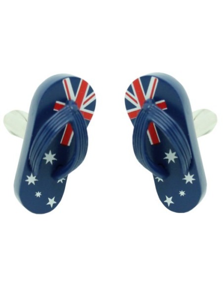 Abotoaduras para camisa, chinelos da Austrália