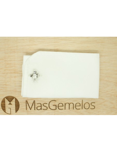 Gemelli da polso argento 925 personalizzati con il Bender Bending Rodr