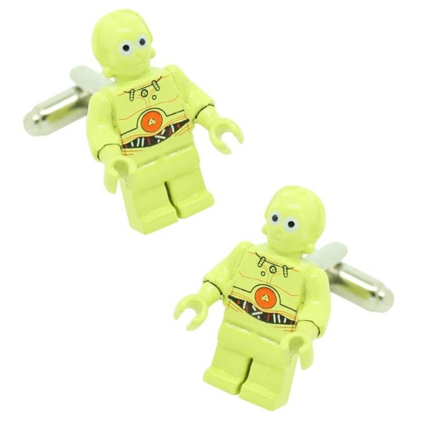 Boutons de manchette Lego C3PO de Star Wars