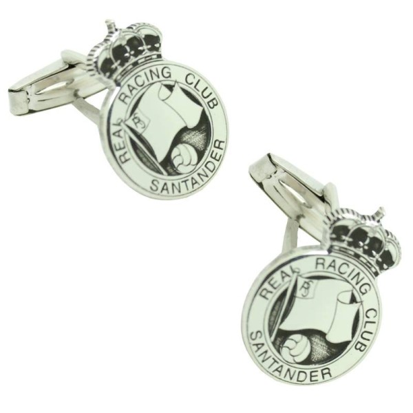 Boutons de manchette en Argent Sterling Real Racing Club Racing Santan