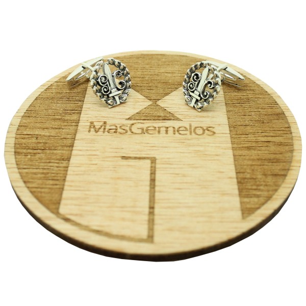 Les jumeaux pour la chemise argentée de première loi 925 GAR Garde