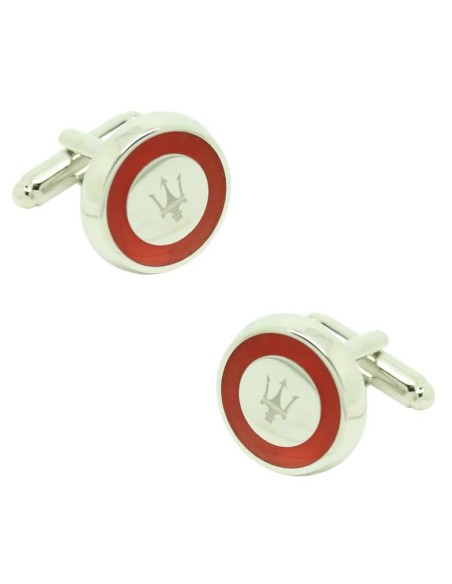 Boutons de manchette logo Maserati rond