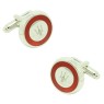 Gemelli da polso logo Maserati rotondo