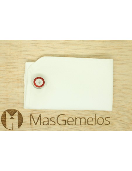 Gemelli da polso logo Maserati rotondo