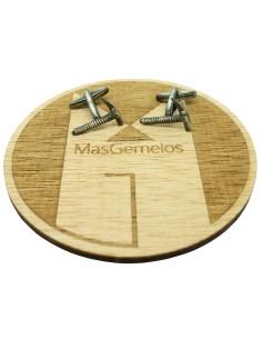 Ice axe hiking cufflinks 2