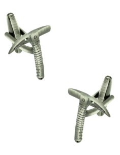 Ice axe hiking cufflinks