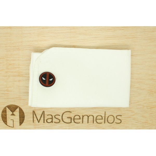 Gemelos para camisa Deadpool