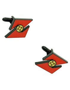 Gemelos para camisa Dragon Ball con bola dragon 4 estrellas