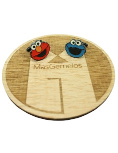 Gemelos para camisa Elmo y el monstruo de las galletas 2