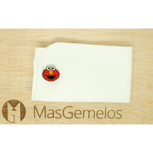 Gemelli da polso Elmo e il mostro dei biscotti