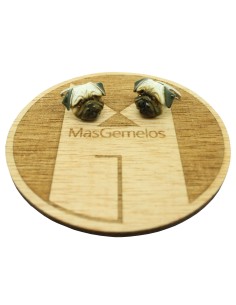 Gemelos para camisa perro Carlino (pug) 2