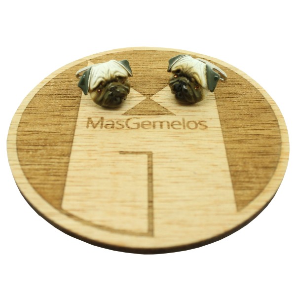 Boutons de manchette pour chemise chien Carlin