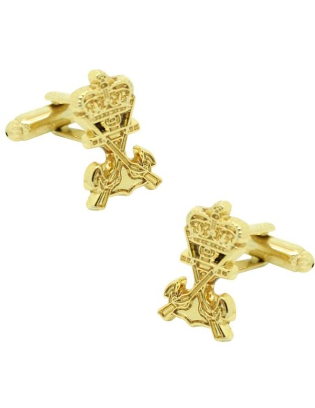 Cufflinks for shirt Golden Marine Infantry emblem II