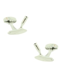 Silver Putter Shaft Cufflinks