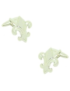 Boutons de manchette ICON Fleur de Lys plaqués