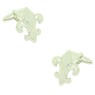 Boutons de manchette ICON Fleur de Lys plaqués