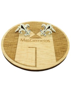 ICON Fleur-de-Lis Plated Cufflinks 2