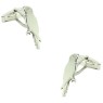 Gemelos de camisa plata 925 personalizado forma de Loro