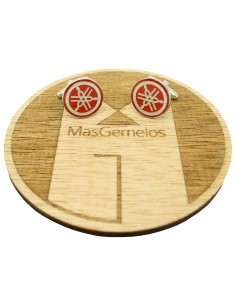 Gemelli per camicia Yamaha emblema rosso 2