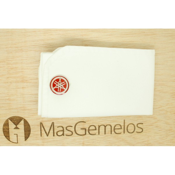 Gemelli per camicia Yamaha emblema rosso