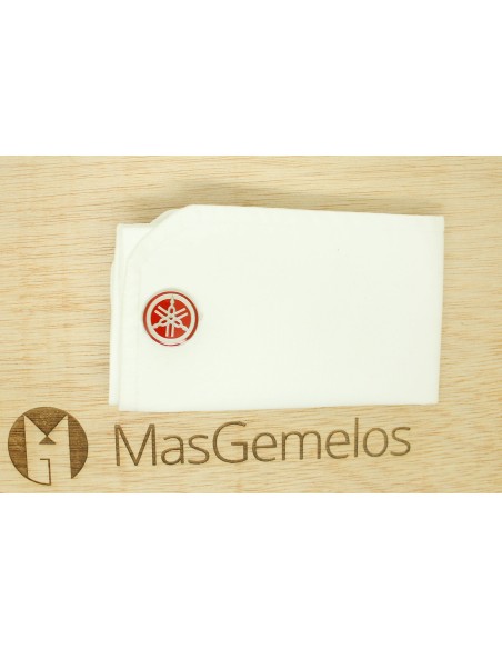 Gemelli per camicia Yamaha emblema rosso
